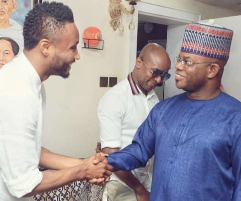 Mikel Obi, former Eagles captain, visits Gov. Yahaya Bello