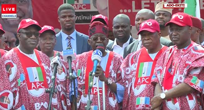 Cash scarcity, ploy to cause confusion for elections to be postponed, Tinubu alleges