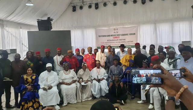 Southern, middle belt leaders, endorse Obi for President