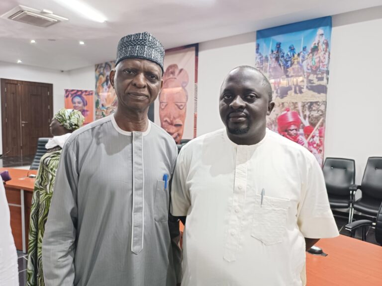 Former SOKAPU president at Govt. House, Kaduna