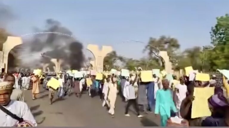 Supporters of dethroned Kano emir troop to streets, demand his reinstatement