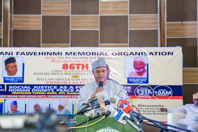 Sani celebrates Fewehinmi, Musa, says he represents pro- democracy movement in government