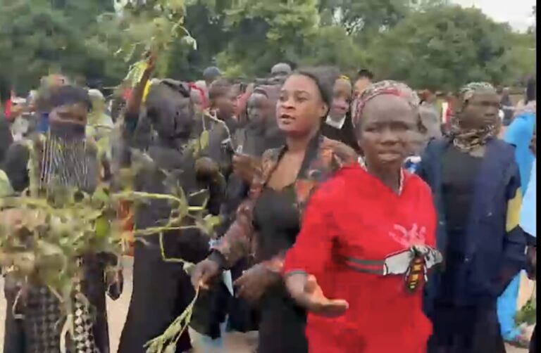 Kaduna community protests alleged  destruction of crops by “toxic chemicals” from KRPC