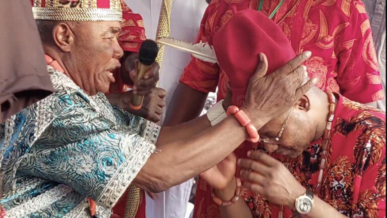 Kaduna Igbo Community confers Chieftaincy title on Sani