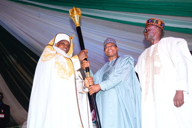 Sani presents staff of office to chief of Maroa, says synergy with traditional rulers has made Kaduna more stable, secured