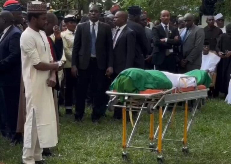 Buhari burried at his residence in Daura
