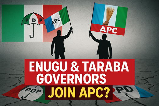 Governors Mbah of Enugu &  Kefas of Taraba Join APC: Is This the Final Collapse of the PDP?
