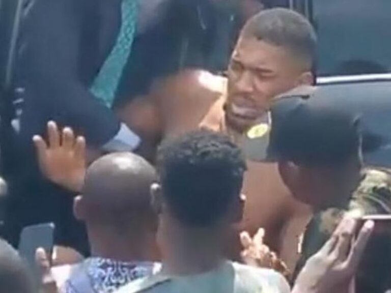 Police: Tyre burst caused car accident involving Anthony Joshua